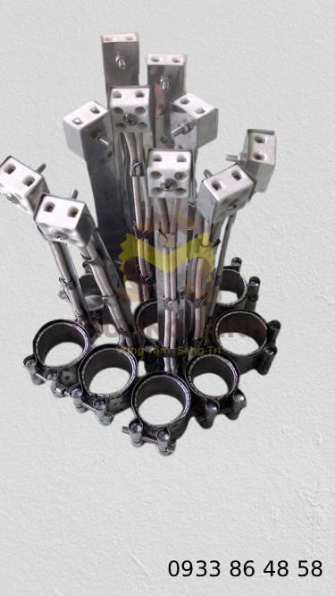 Điện Trở Vòng Inox Ra Domino 230V 900W | Điện Trở Nhiệt Trường Minh