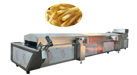 Băng tải chiên dầu tự động bằng điện trở nhiệt