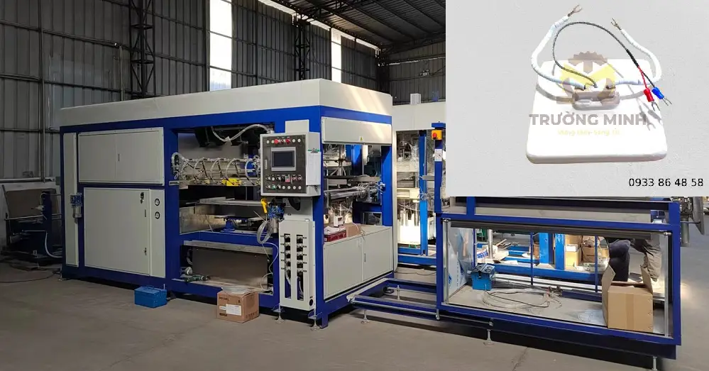 Máy định hình tự động dùng điện trở nhiệt Trường Minh