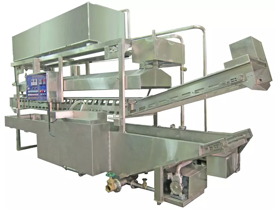 Máy chiên băng chuyền dùng điện trở nhiệt Trường Minh