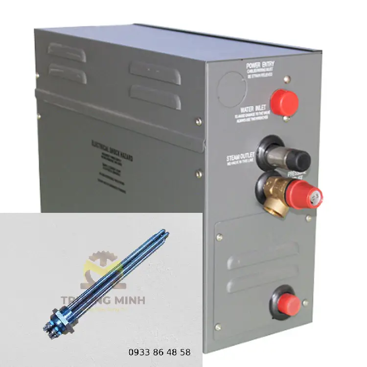 Máy xông hơi ướt dùng Điện trở nhiệt đun nước răng 49 – 220V – 7500W