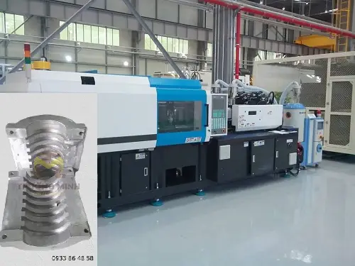 Máy ép nhựa dùng Điện trở nhiệt vòng inox ra ốc 220V 1200W